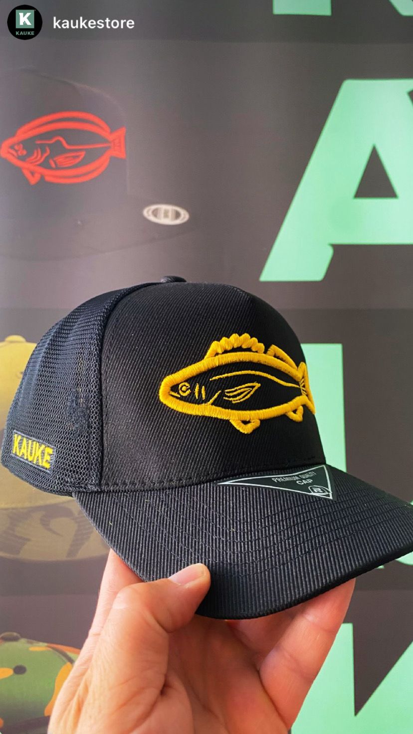 Gorro Trucker color negro modelo corvina y  lenguado