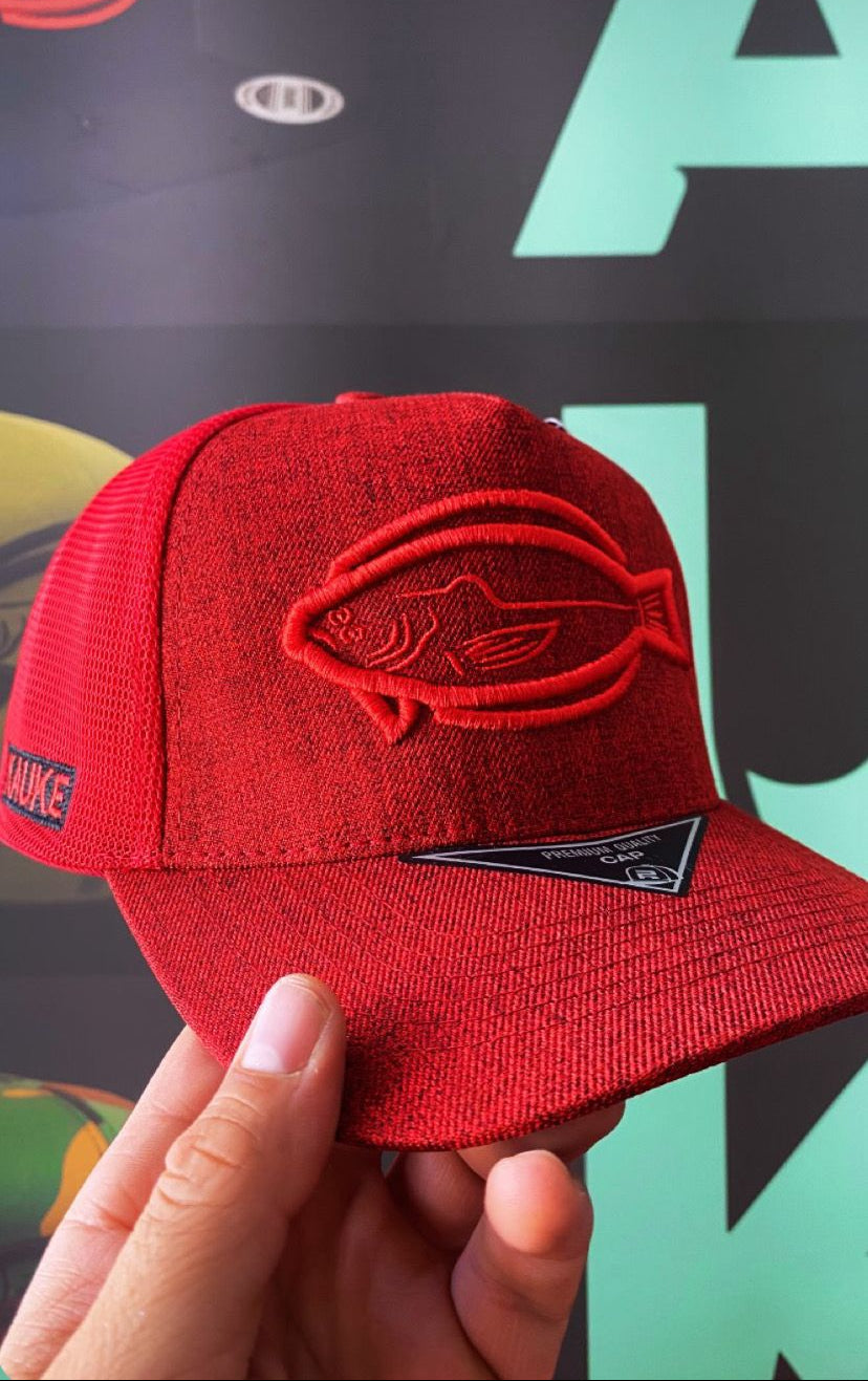 Gorro Lenguado Trucker Burdeo