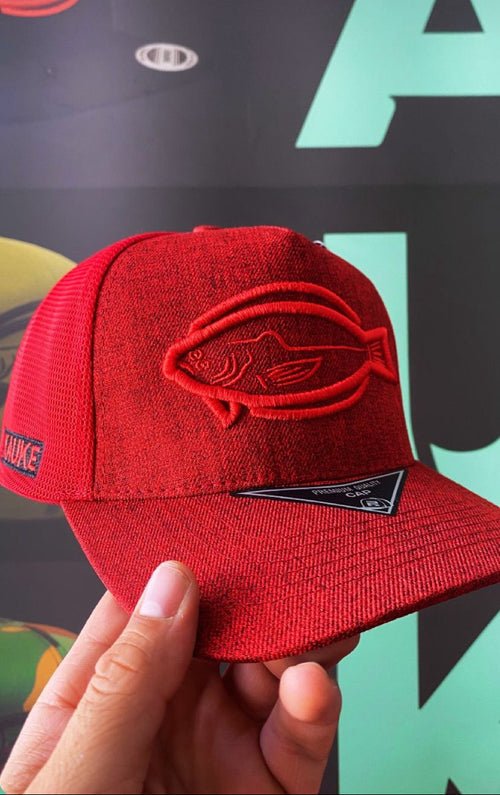 Gorro Lenguado Trucker Burdeo