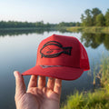 Gorro Lenguado Trucker Burdeo